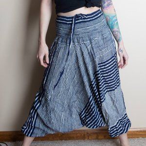 Thai style striped harem pants - one size